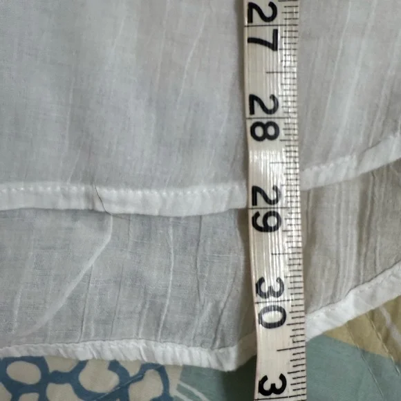 Aerie Cotton Blouse Eyelet XXL New with Tags Beach Coverup - Picture 7 of 8